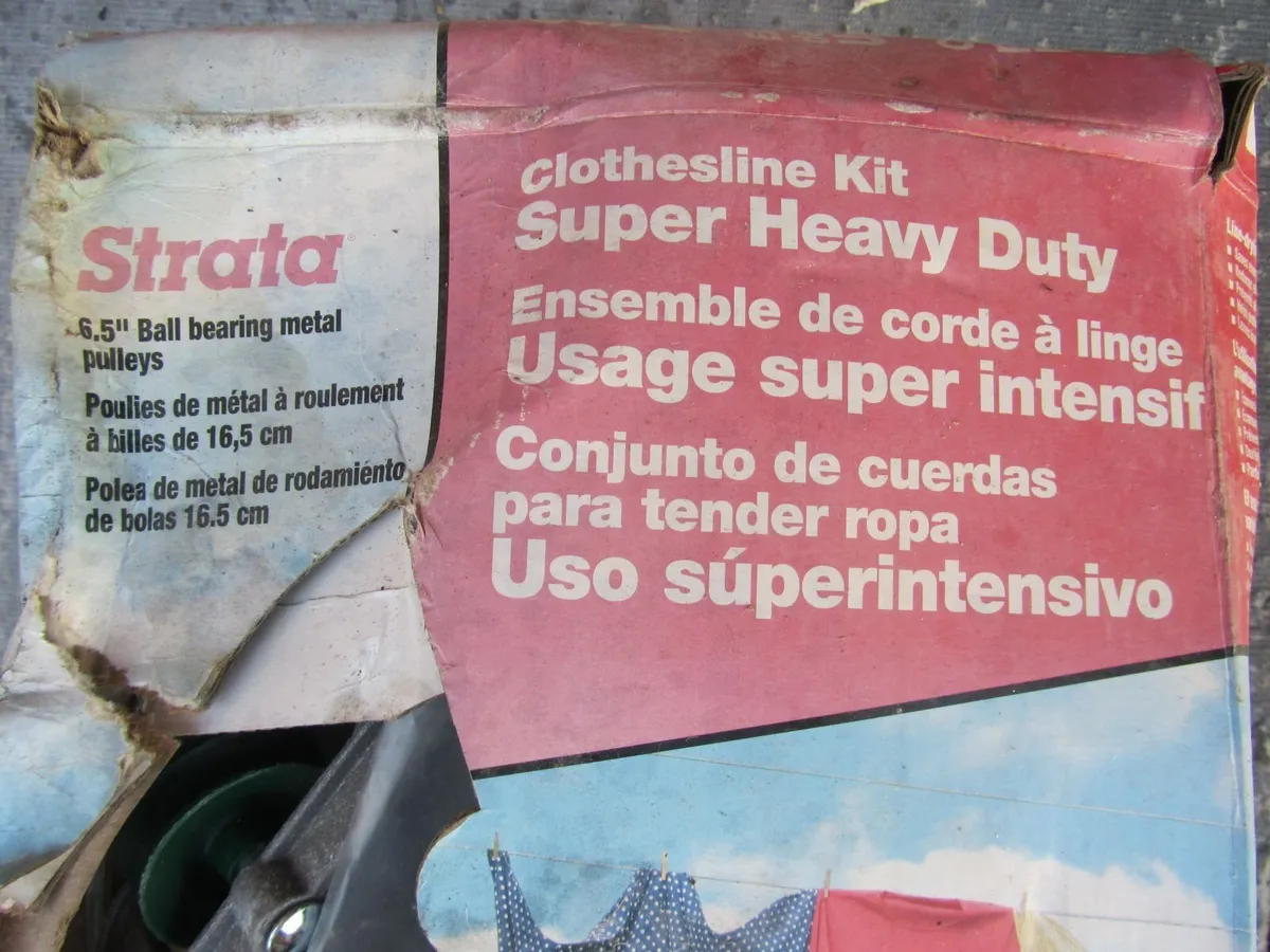Strata Super Heavy Duty Clothesline Kit – New - Image 2