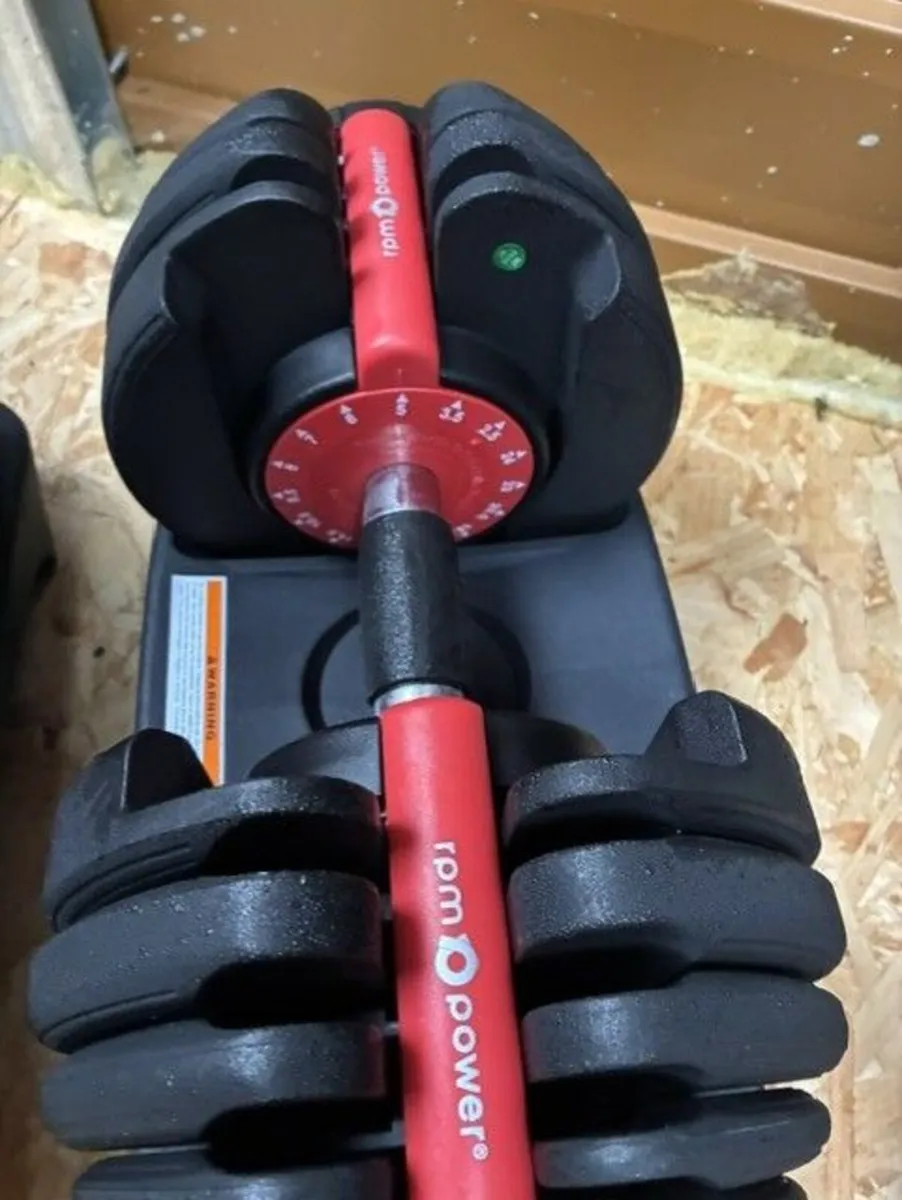 adjustable weights and bench - Image 2