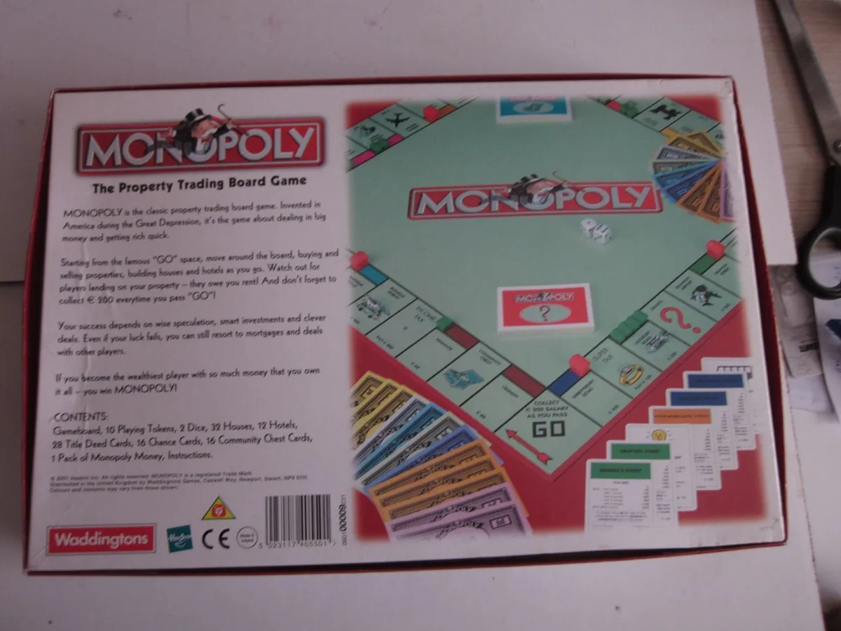 Monopoly Irish Edition Board Game 2001 - Image 2