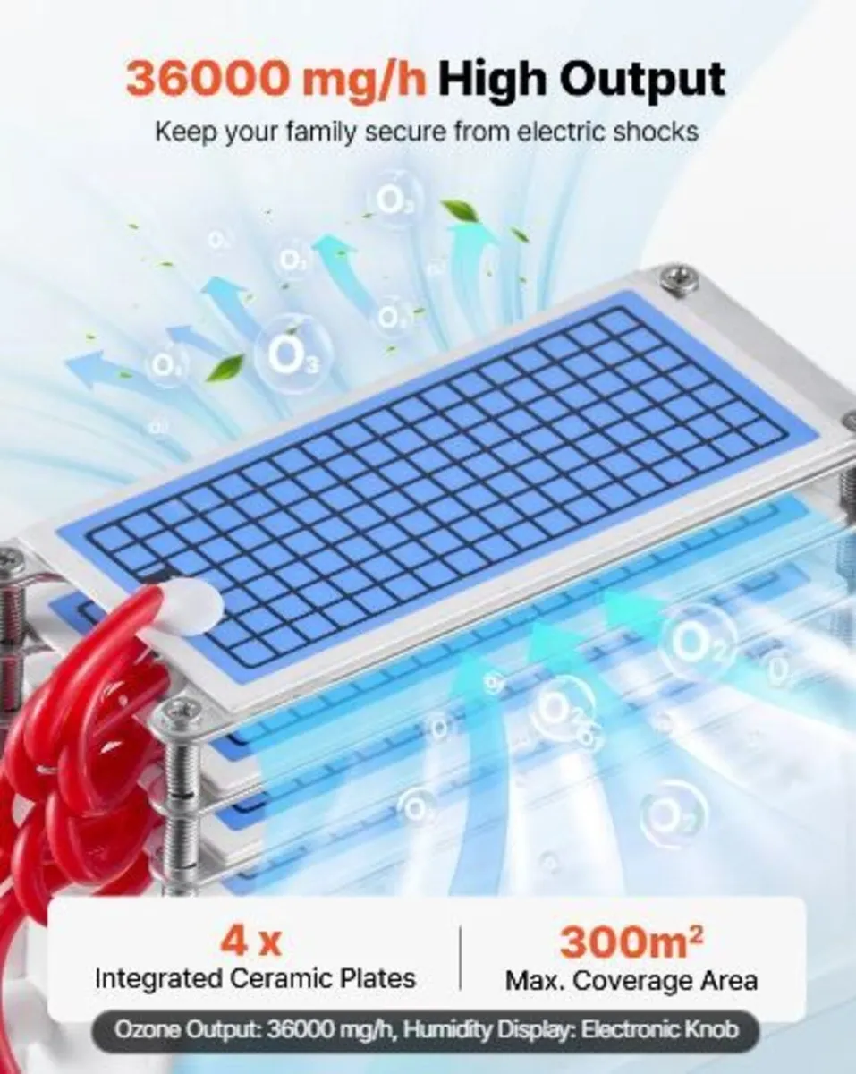 Ozone Generator, 36000mg/h Commercial - Image 3