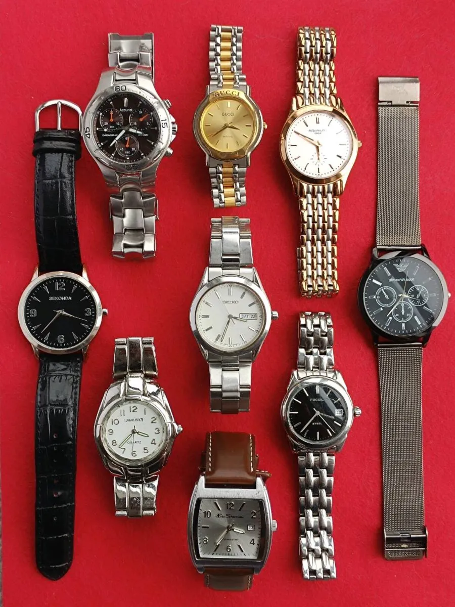 9 Watches in one batch - Image 1