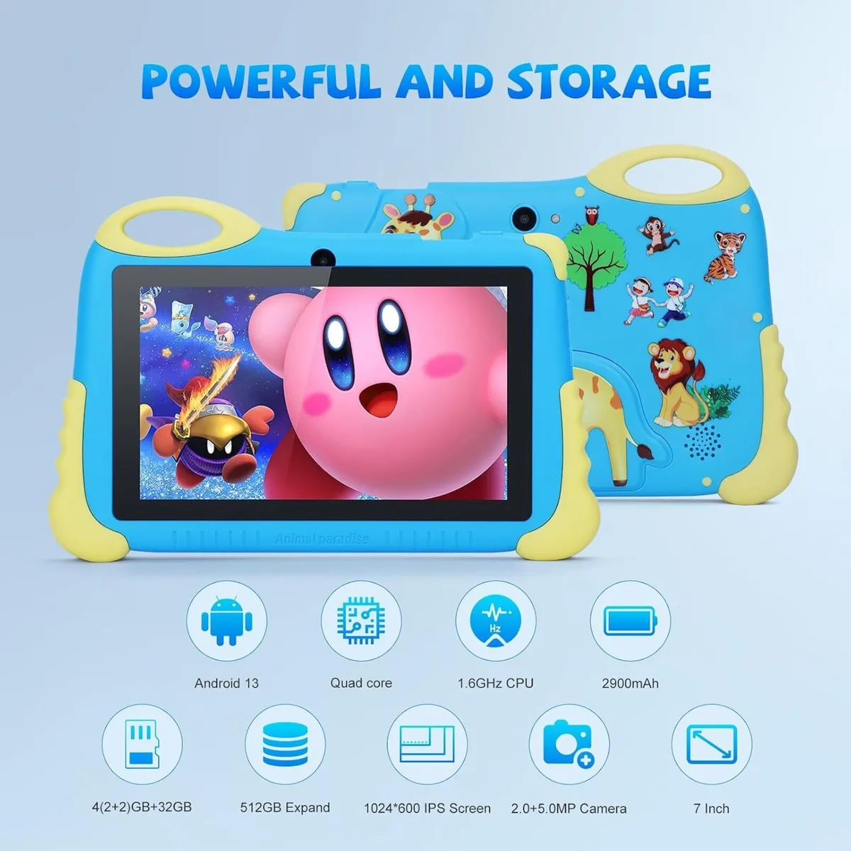 7 Inch Kids Android Tablet with Parental Control - Image 1
