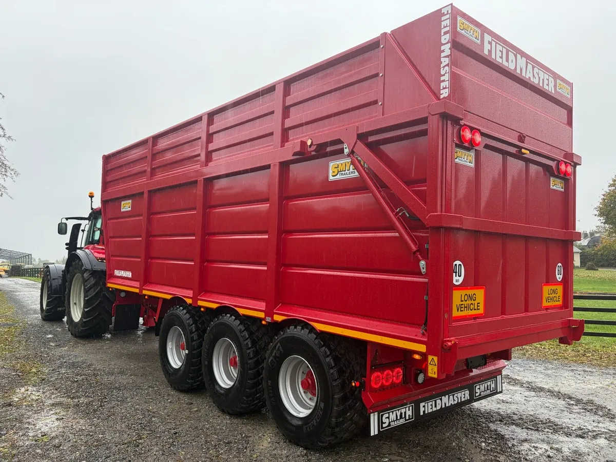 Smyth 25ft tri axle supercube silage trailer - Image 3