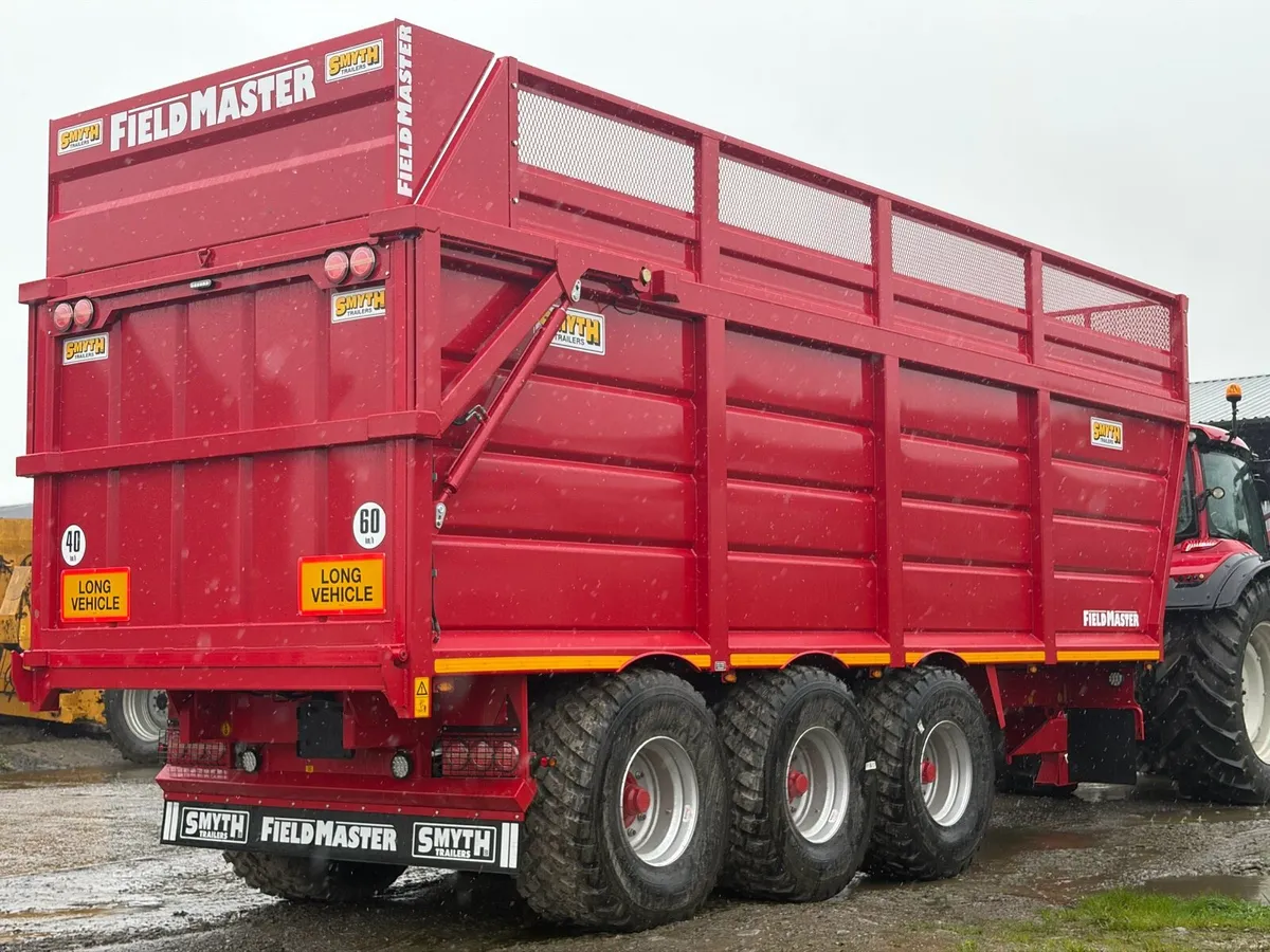 Smyth 25ft tri axle supercube silage trailer - Image 4