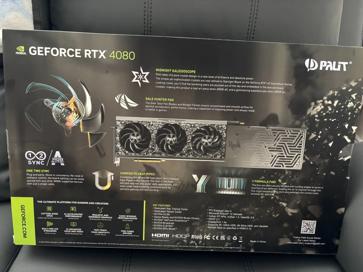 GameRock RTX 4080 OC 16GB Midnight Kaleidoscope - Image 2
