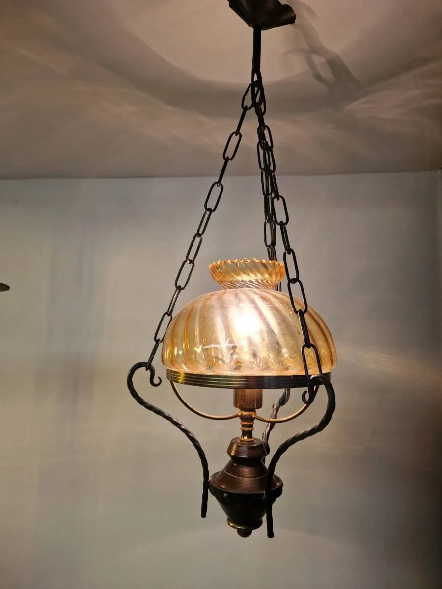 Vintage French ceiling light - Image 2