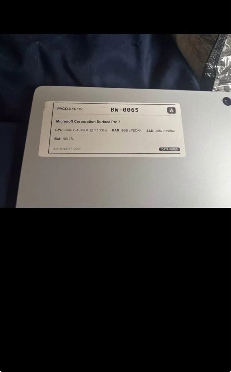 Microsoft Surface Pro 7 1866 i5-103504