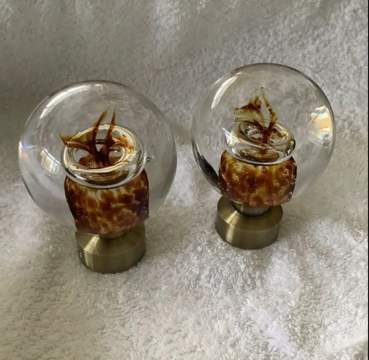 NEW Handcrafted Glass Curtain Finials - Image 4
