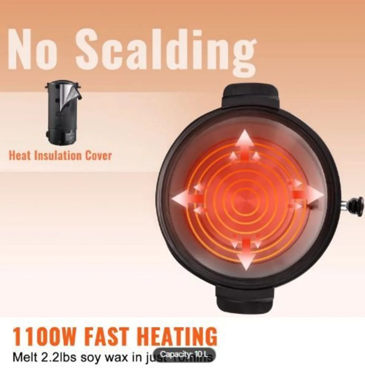 Wax Melter for Candle Making 10Liter - Image 2