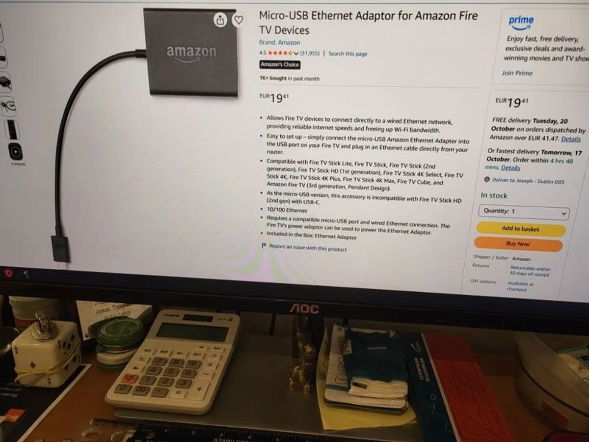 Amazon Fire TV Stick HD - 1080p Demo model. - Image 3
