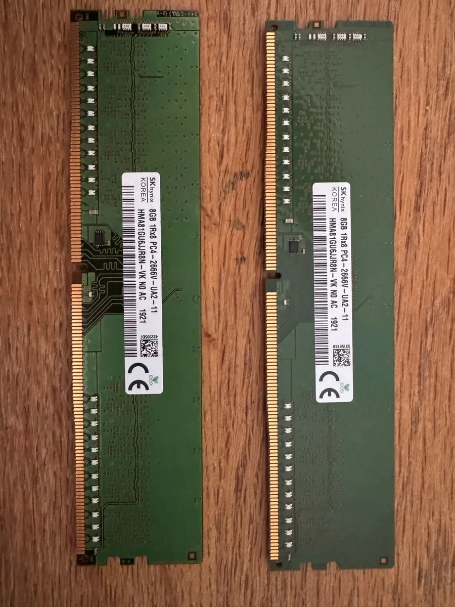 SK Hynix 16GB (2x8GB) DDR4 2666MHz Desktop RAM - Image 2