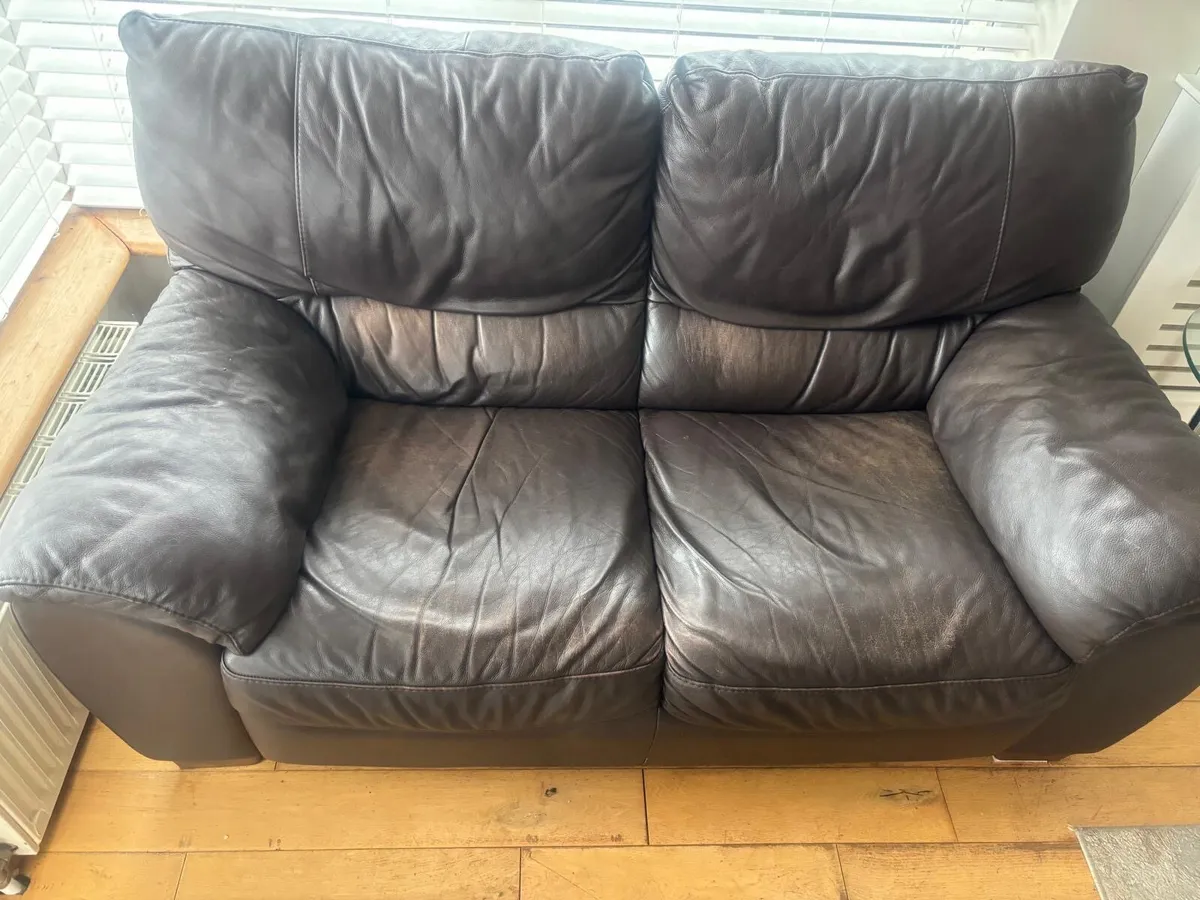 Natuzzi corner sofa suite - couch - Image 1