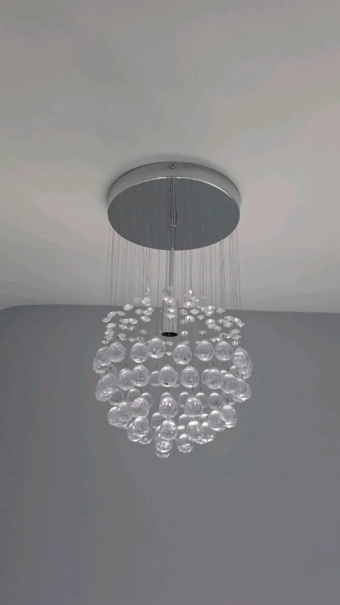 Crystal pendant ceiling light - Image 1