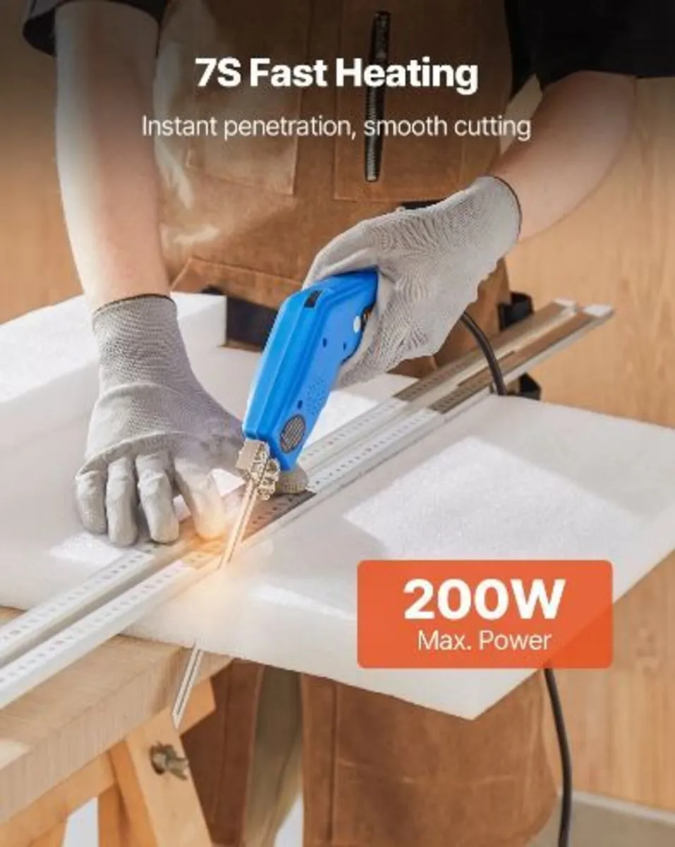 Hot Knife Foam Cutter, 200W Electric Foam - Image 2