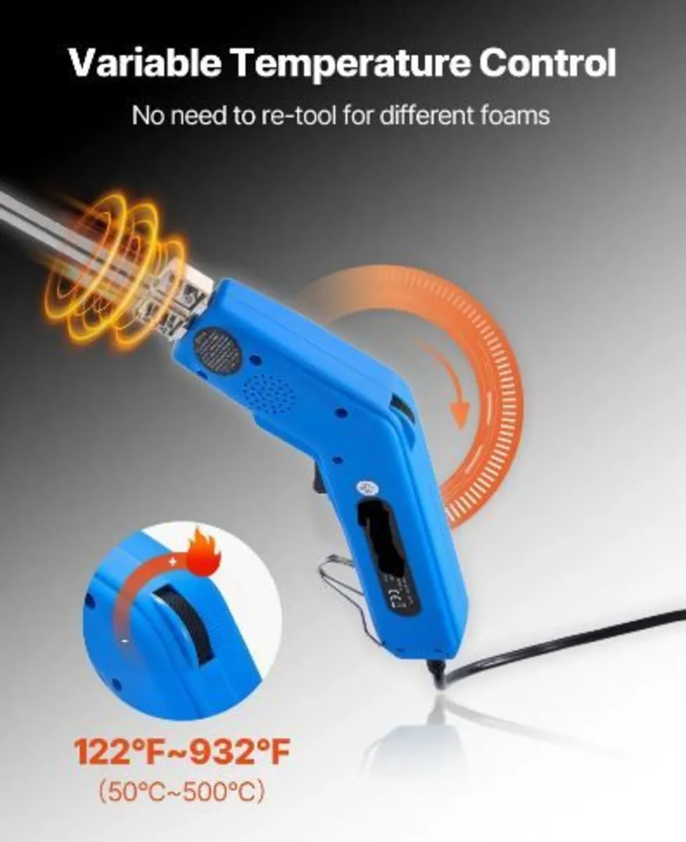 Hot Knife Foam Cutter, 200W Electric Foam - Image 4