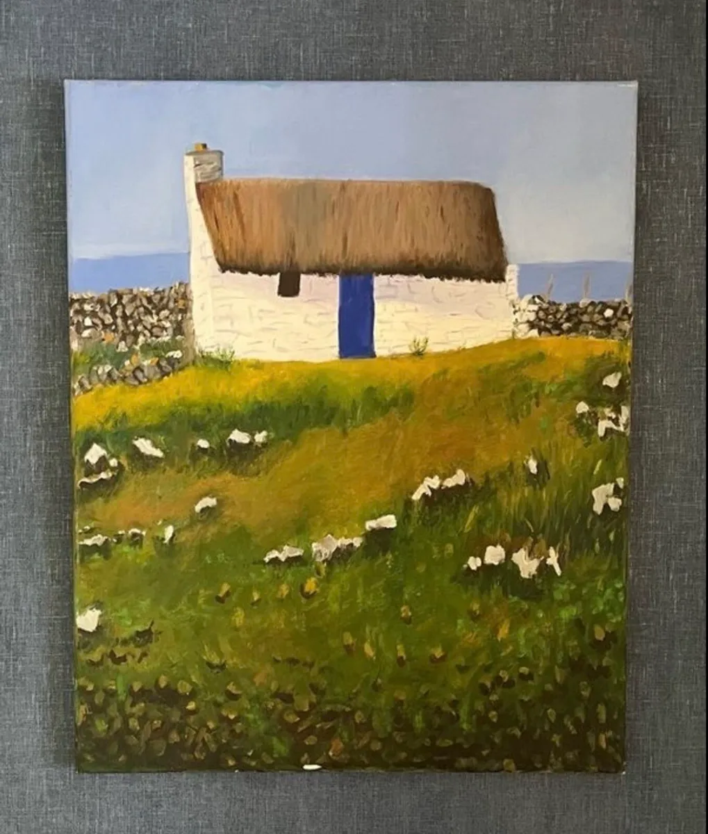 Beautiful Pair of Irish Oil Paintings - Image 2