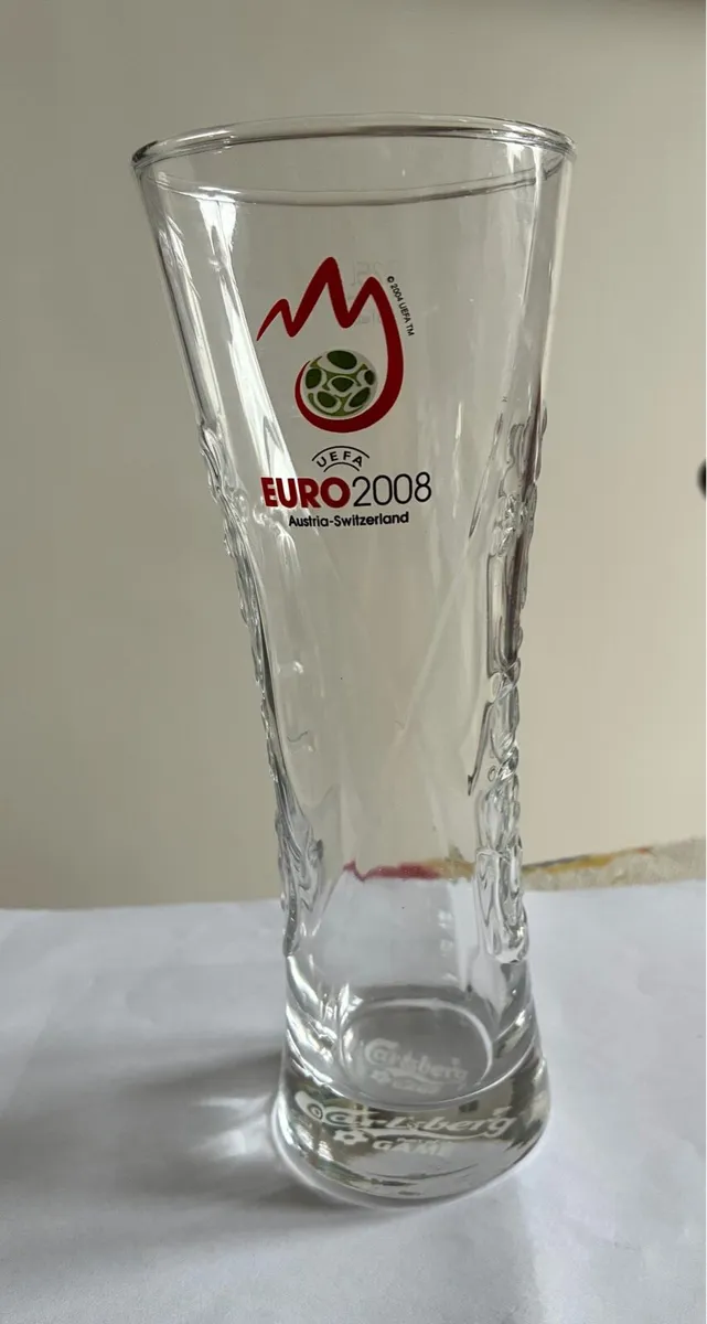 Carlsberg UEFA Euro 2008 Glass - Image 1