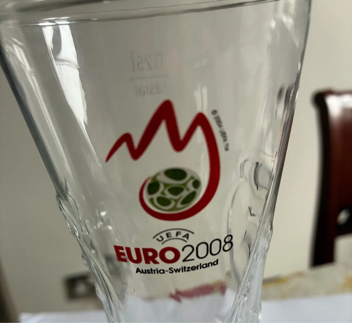 Carlsberg UEFA Euro 2008 Glass - Image 3