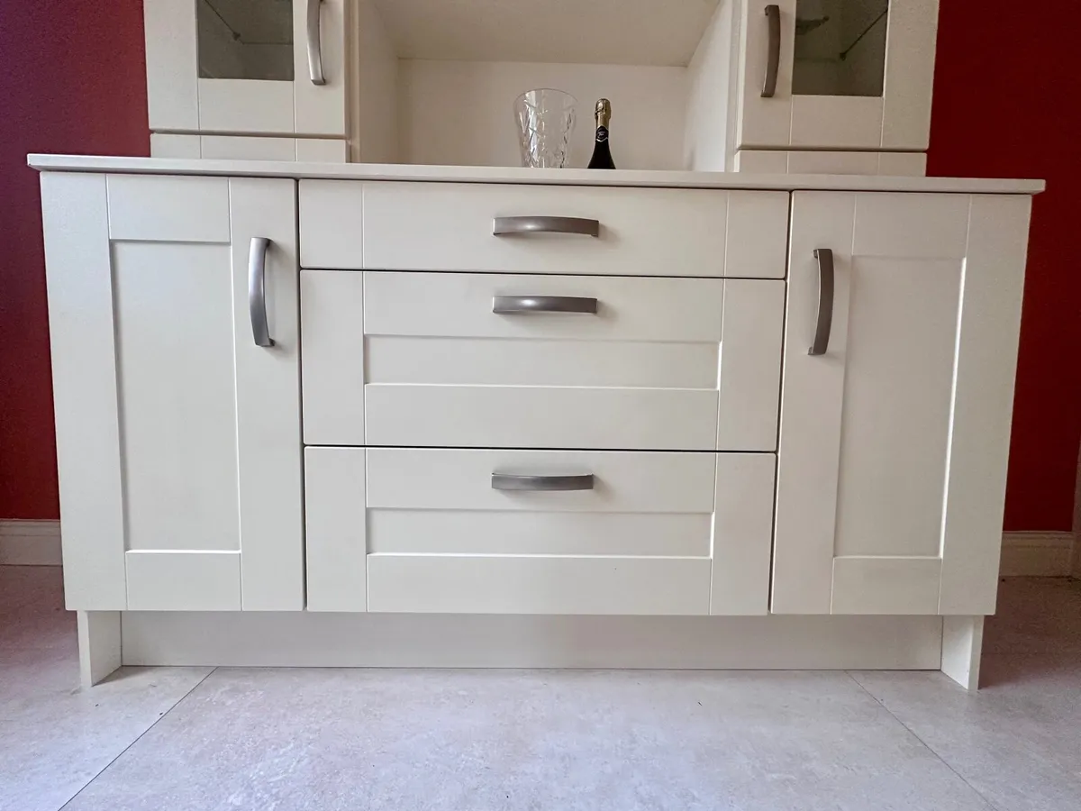 Kitchen Dresser / Display Cabinet with Storage - Image 3