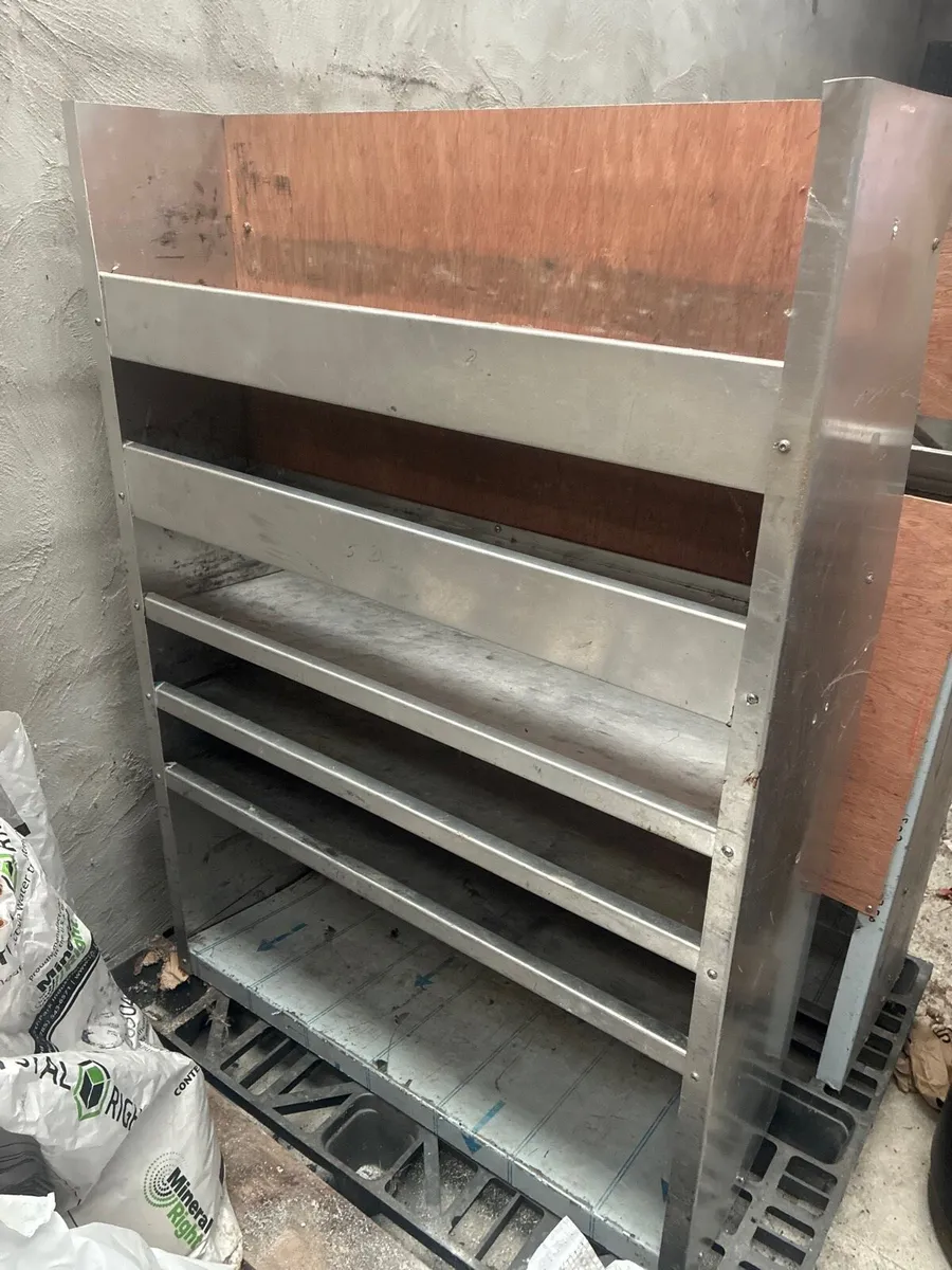 Aluminium van shelves - Image 2