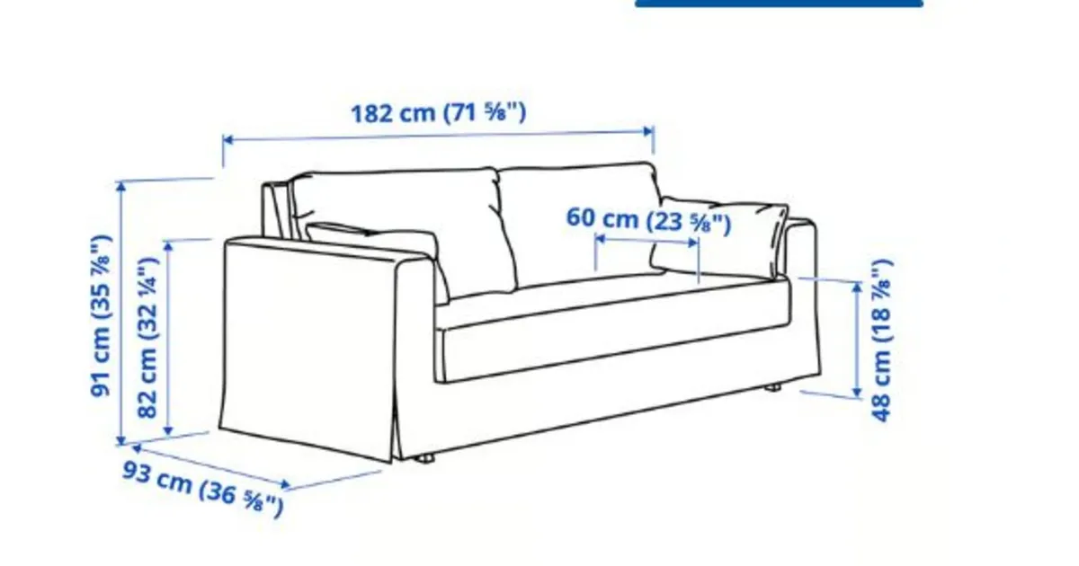 Hyltarp Ikea Sofa Bed - Image 4