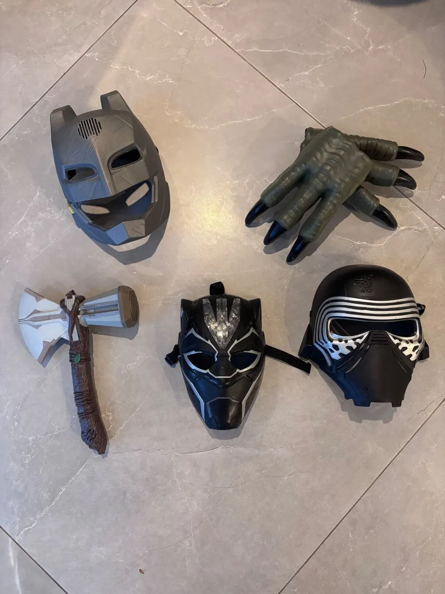 Batman, Avengers & Star Wars  masks and props - Image 1