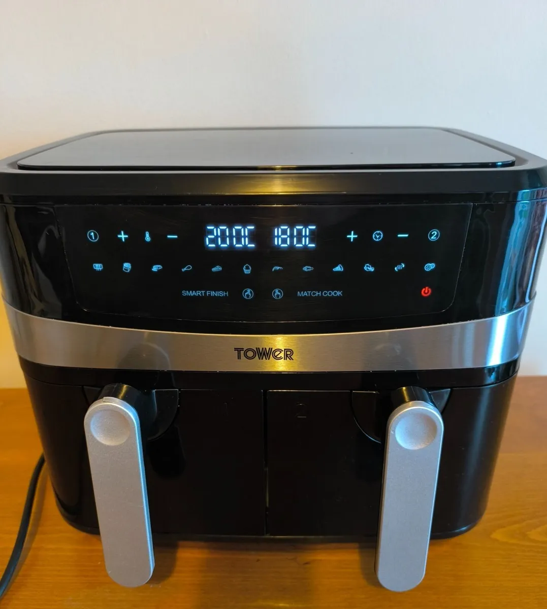 Tower T17088 Vortx 9L Dual Basket Air Fryer - Image 1