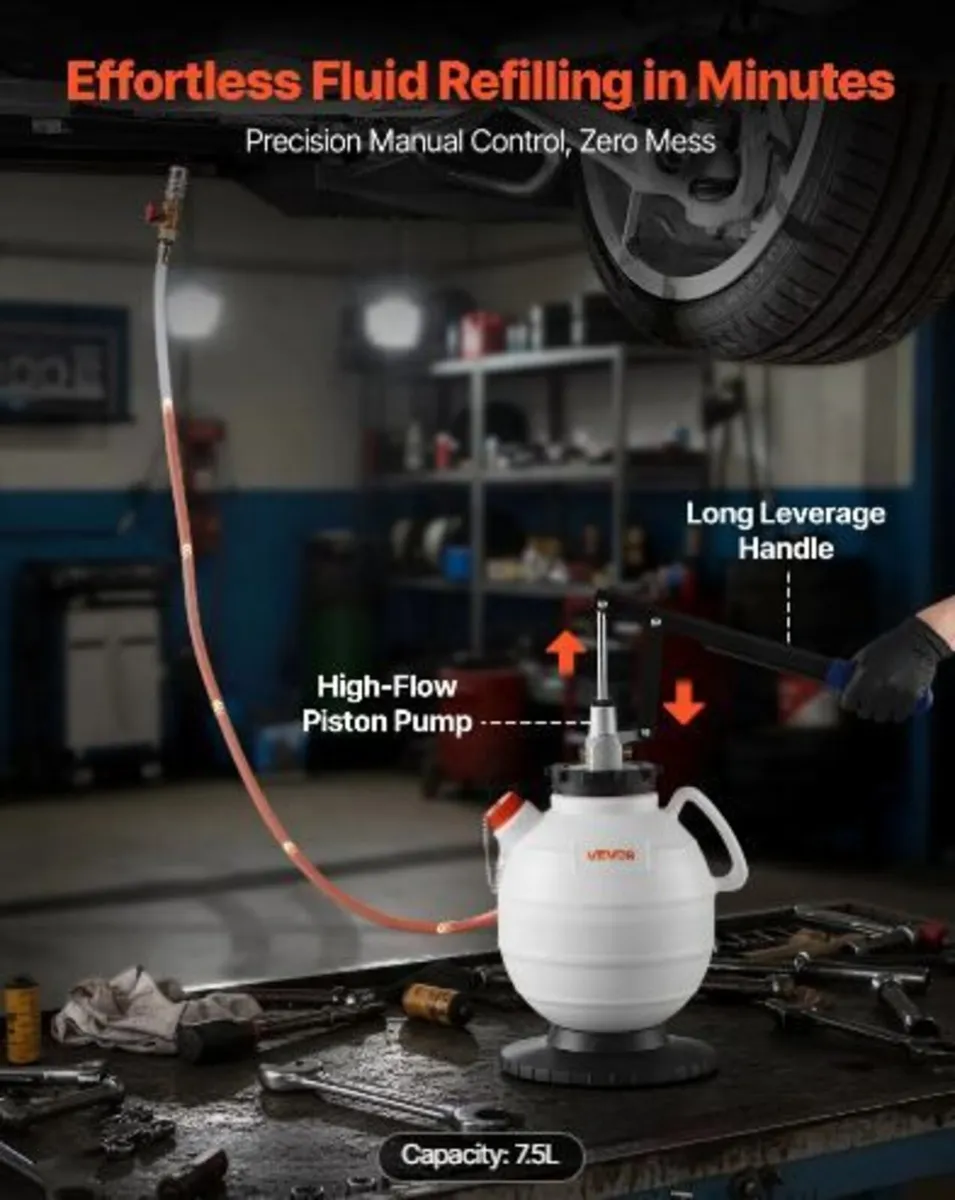 Transmission Fluid Pump, 7.5 L Capacity - Image 4