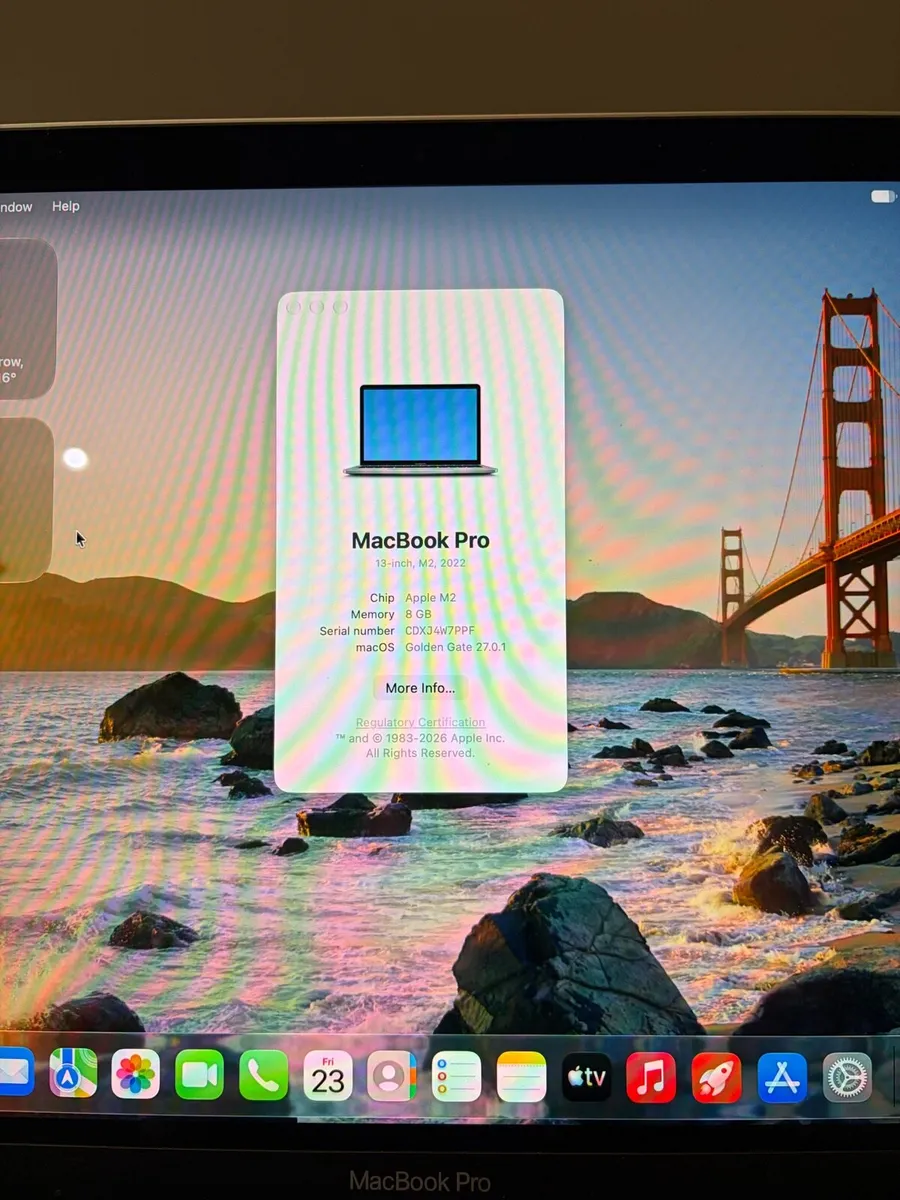 MacBook Pro 2022 13 inch M2 8GB 256GB - Image 3