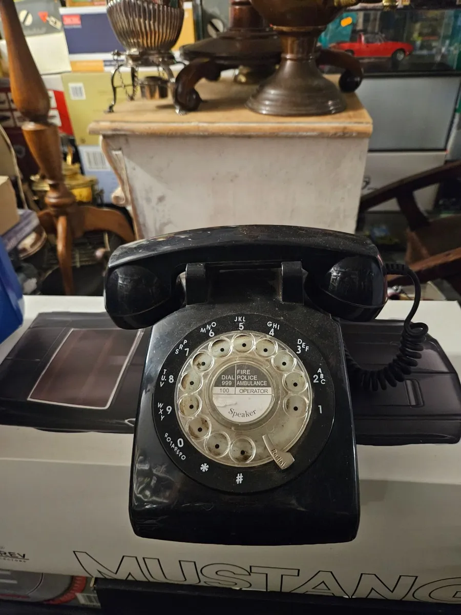 Vintage Black Telephone - Image 2