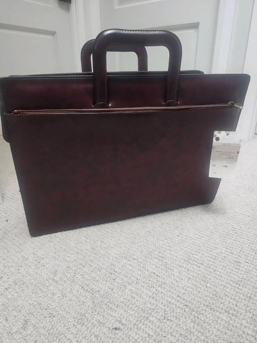 Leather briefcase - Image 4