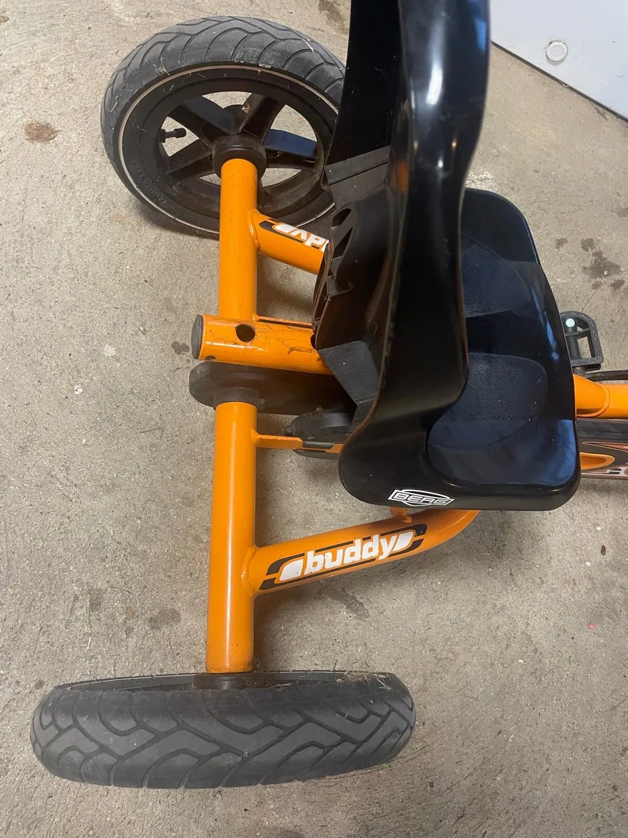 BERG Buddy B-Orange pedal go-kart. - Image 3