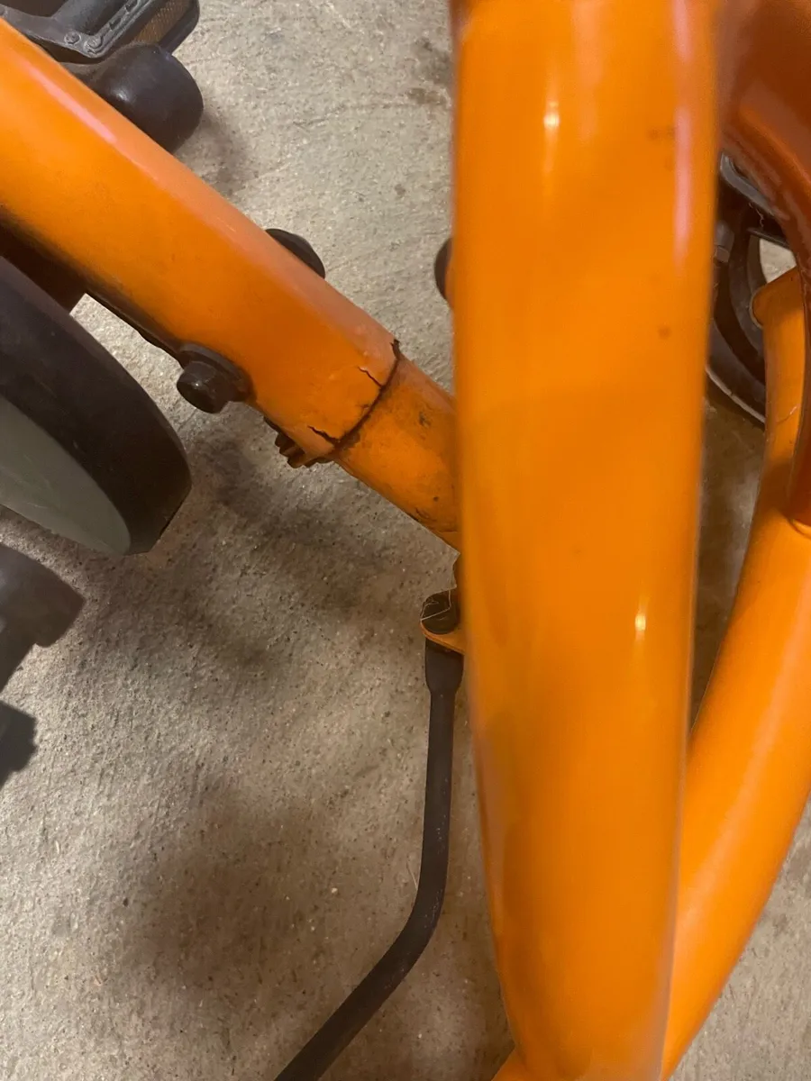 BERG Buddy B-Orange pedal go-kart. - Image 4