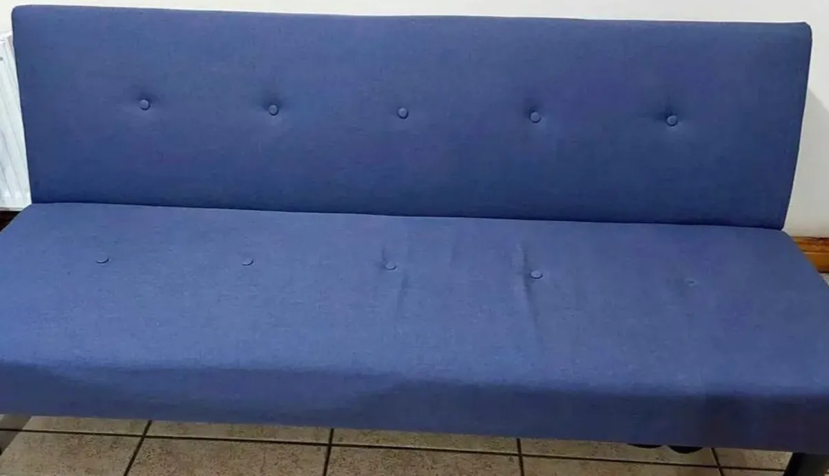 Sofa bed 2 seater blue