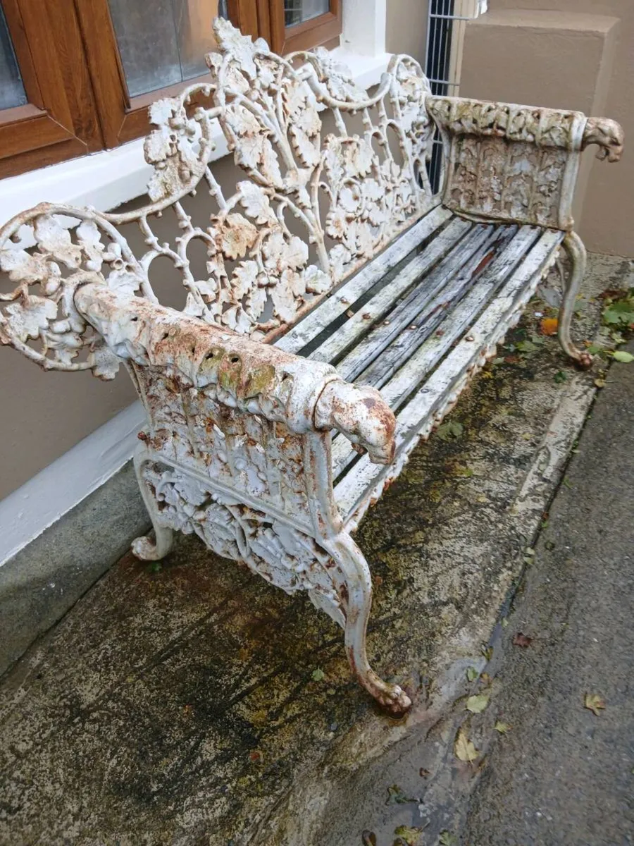 Garden Chair And Two Flower Pots - Image 2