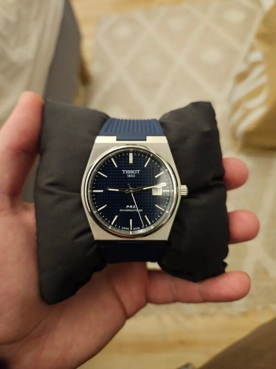 Tissot PRX perfect condition, with metal and rubber strap - Image 3