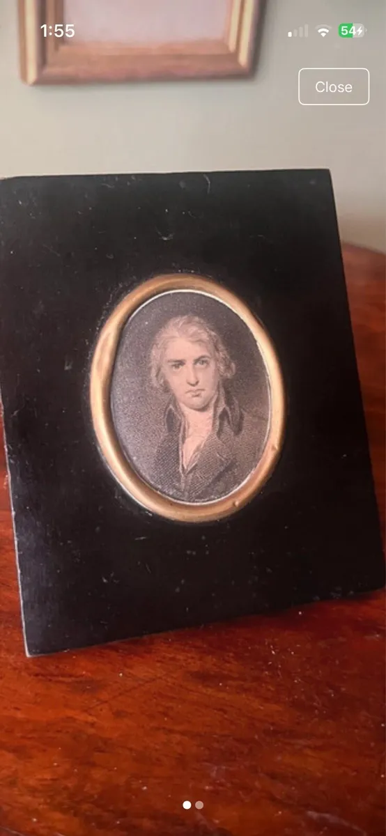 Antique Miniature Portrait