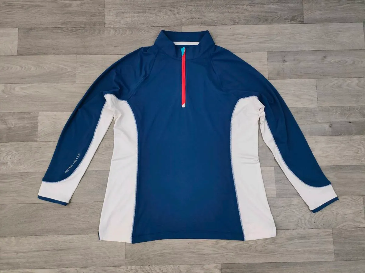 Peter Millar Half Zip Golf Jumper Womens Large - Image 1