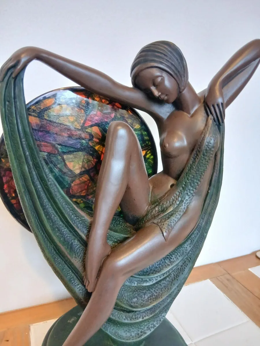 Vintage Art Deco Style Table Lamp - Image 3