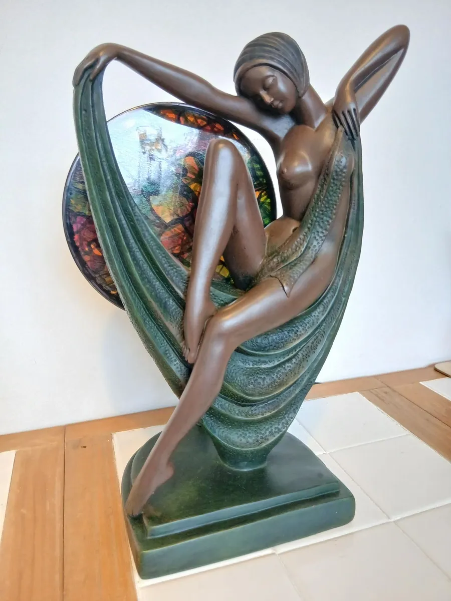 Vintage Art Deco Style Table Lamp - Image 4