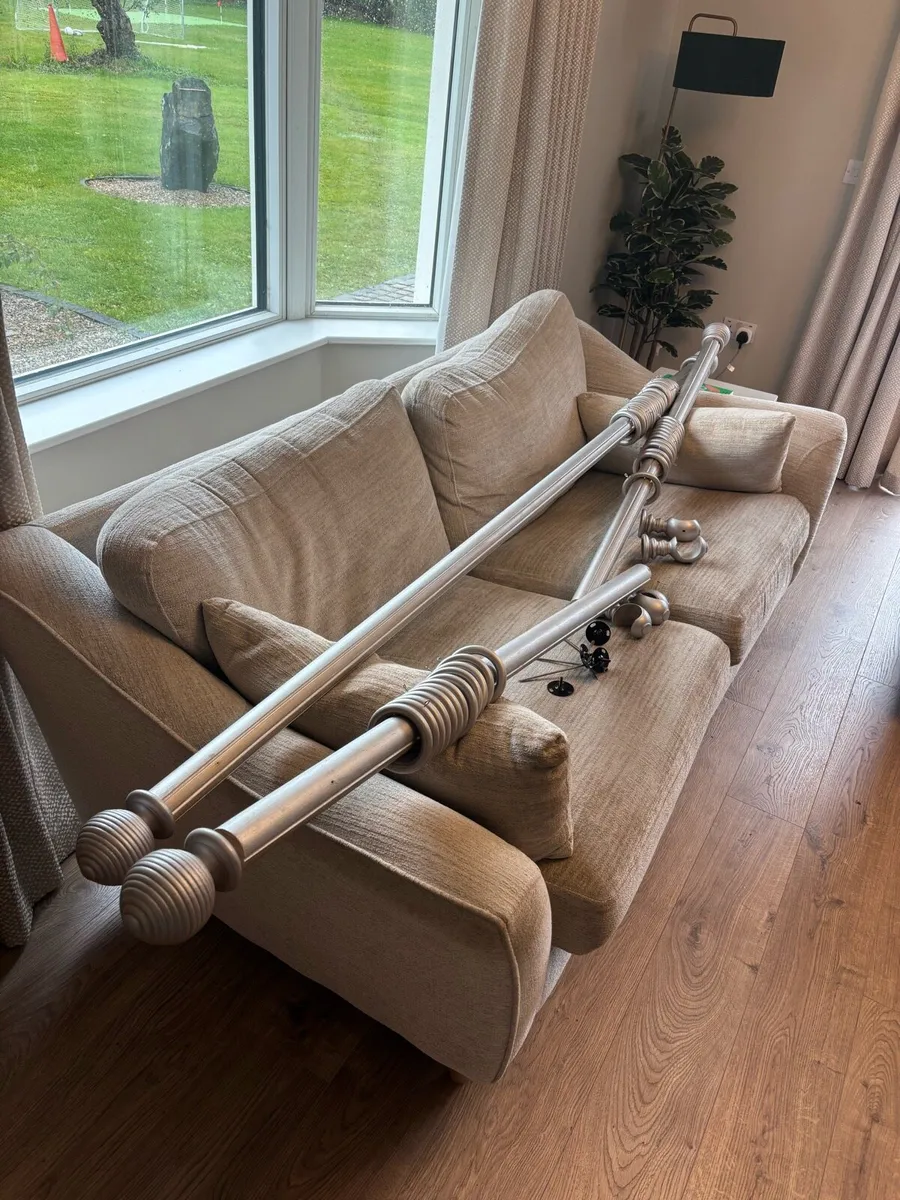 8 & 9 foot Curtain Poles - Image 1