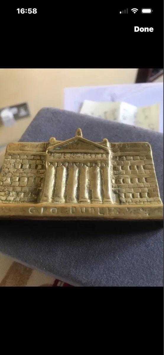 Brass GPO Dublin Ornament - Image 2