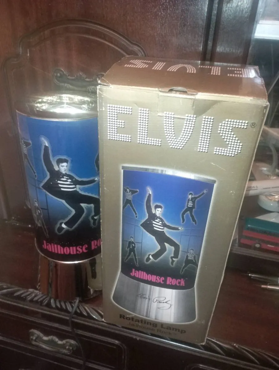 ELVIS PRESLEY JAILHOUSE ROCK MOTION12" LAMP - Image 1