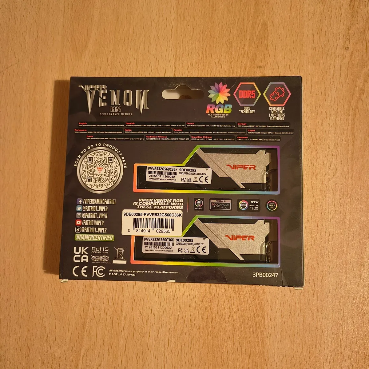 (New) Patriot DDR5 Ram 32GB (2x16) - Image 4