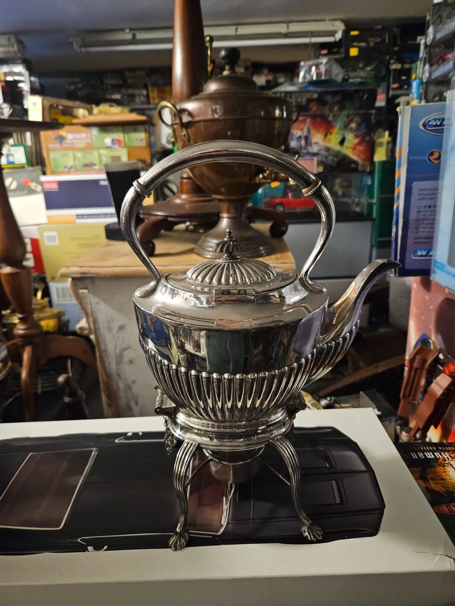 Vintage Antique Spirit Kettle - Image 1