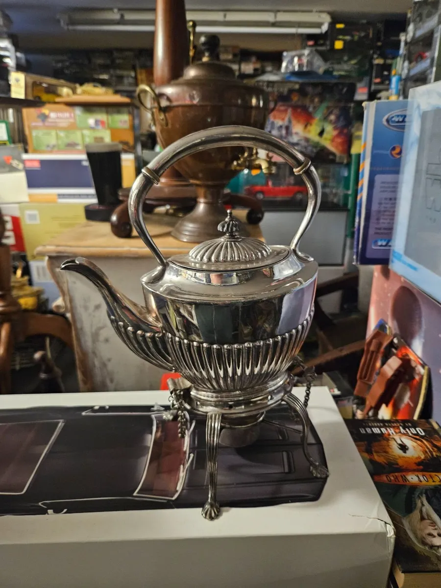 Vintage Antique Spirit Kettle - Image 2