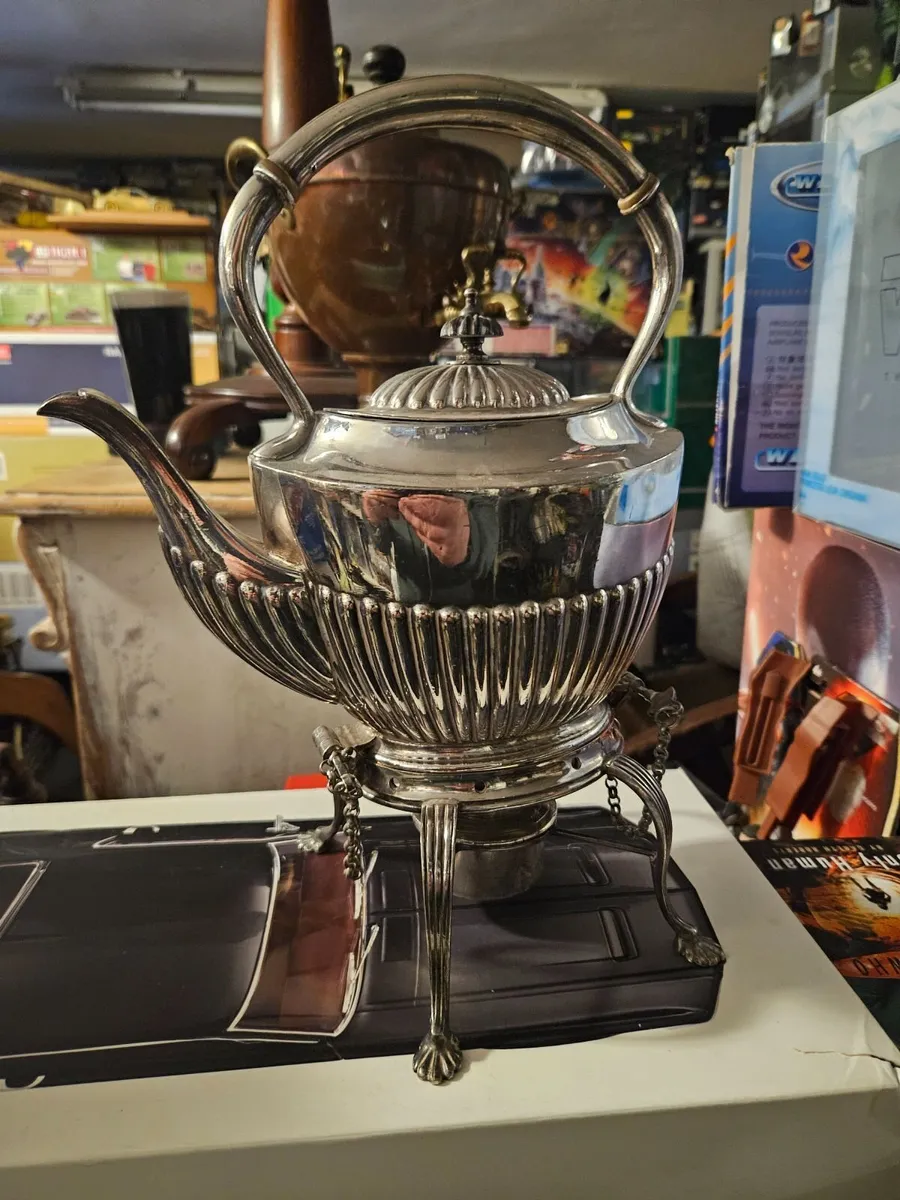 Vintage Antique Spirit Kettle - Image 3