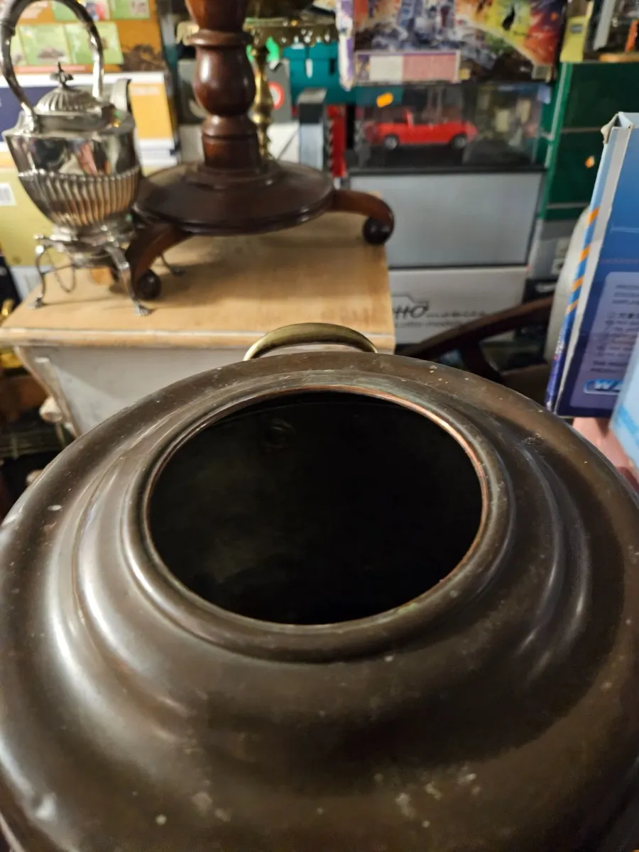 Vintage Antique Copper Tea Urn - Image 2