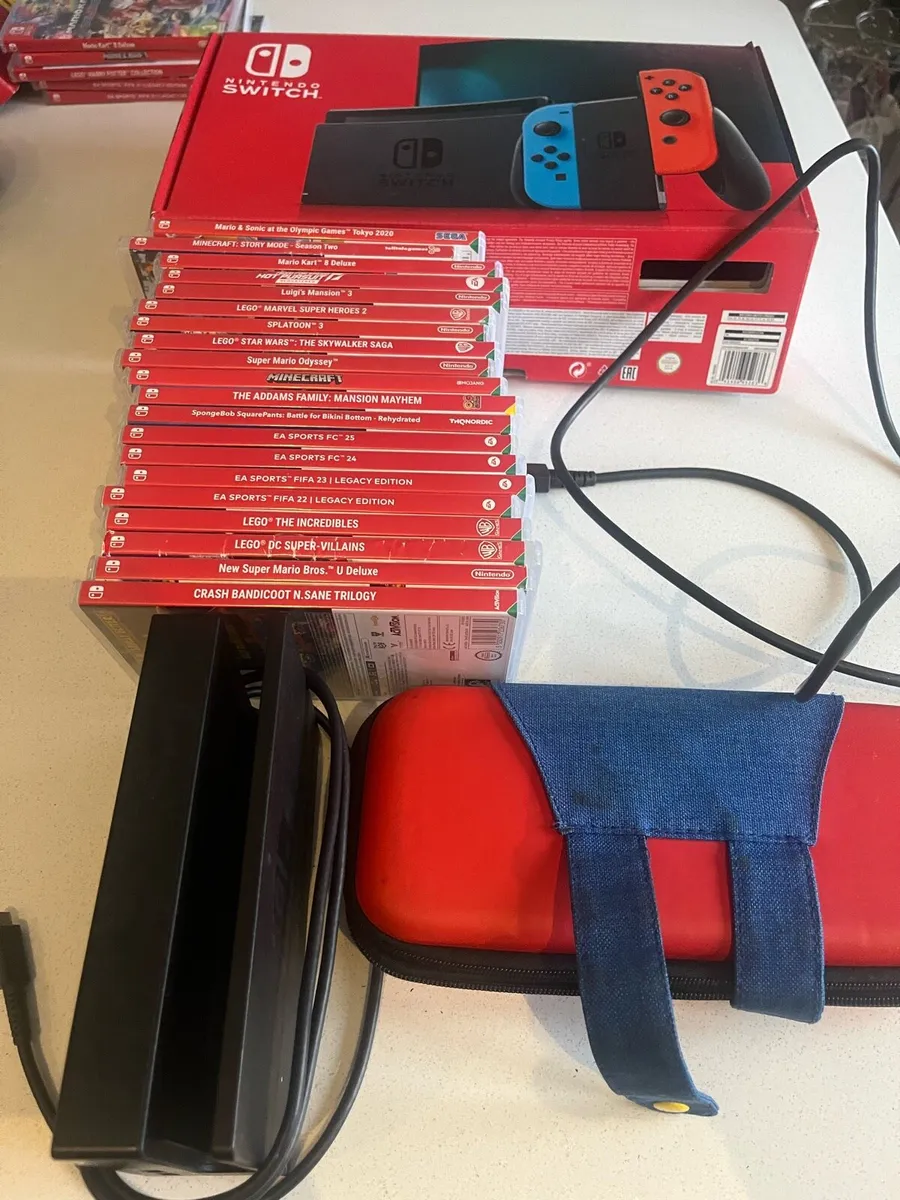 Nintendo Switch plus 20 games & more - Image 3