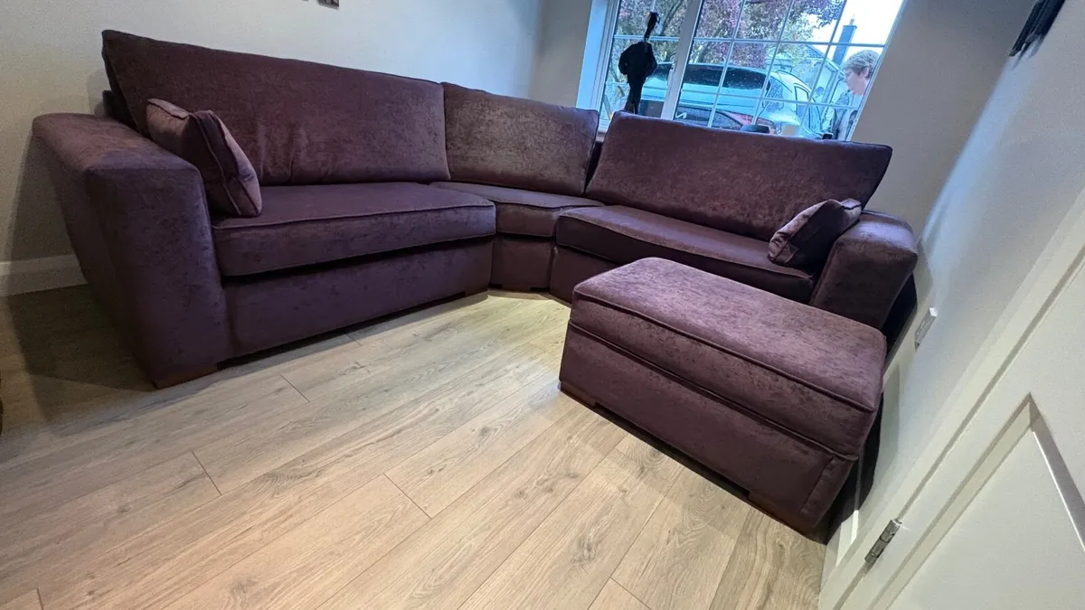 Corner Couch (with footstool) - Image 2